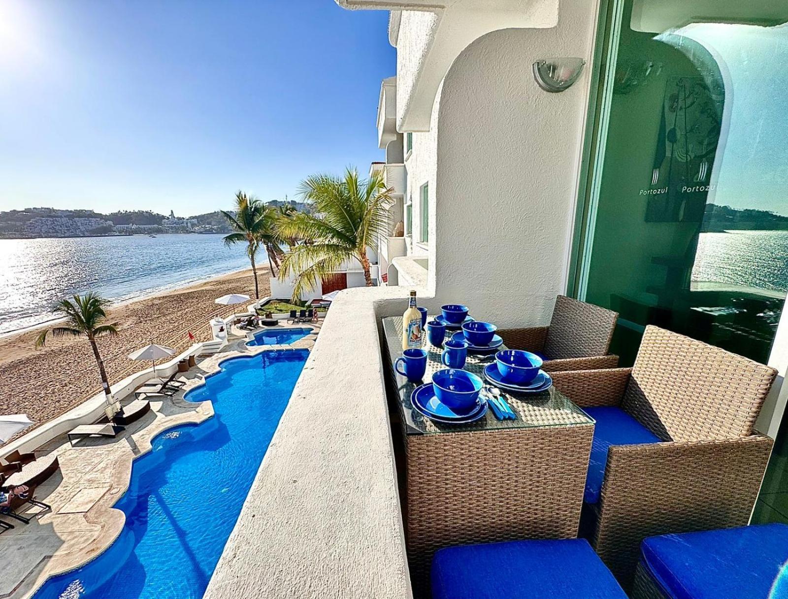 Espectacular Apto A Pie De Playa Con Vista Al Mar Мансанильо Экстерьер фото